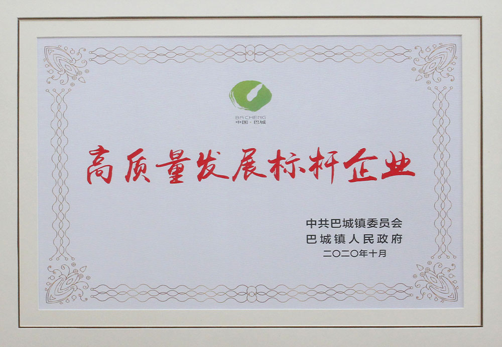 2020高質量發展標桿企業